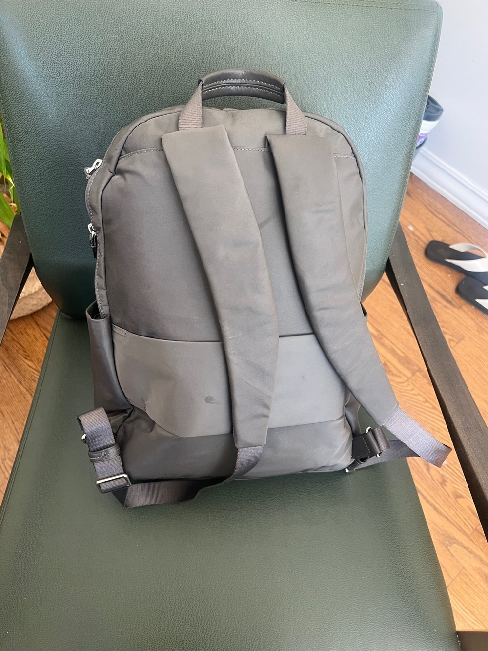 Tumi Gray Nylon Travel Backpack - Picture 2 of 5